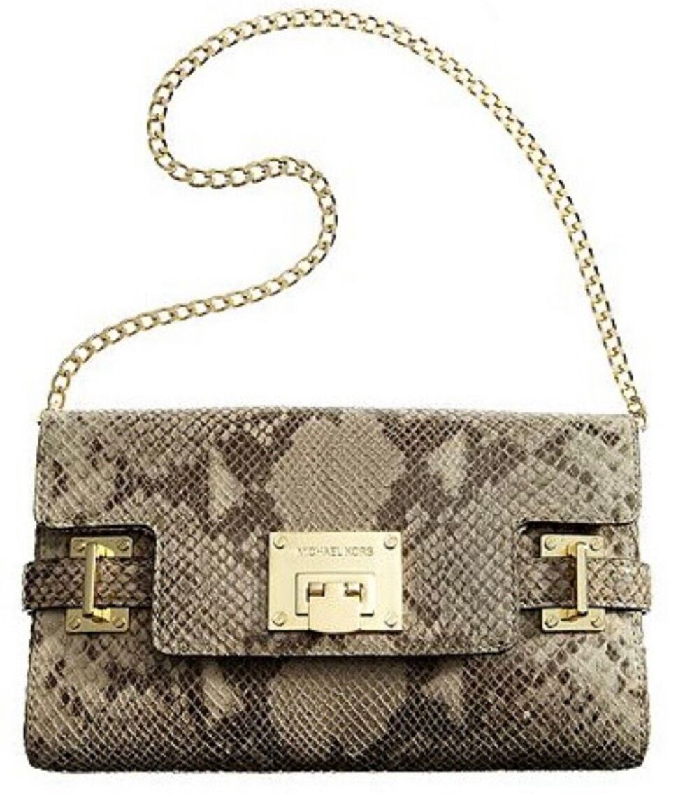 Michael KORS Astrid Python Crossbody